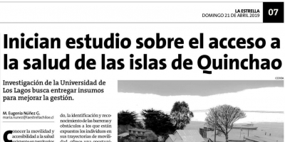 Inician estudio sobre el acceso a la salud de las islas de Quinchao